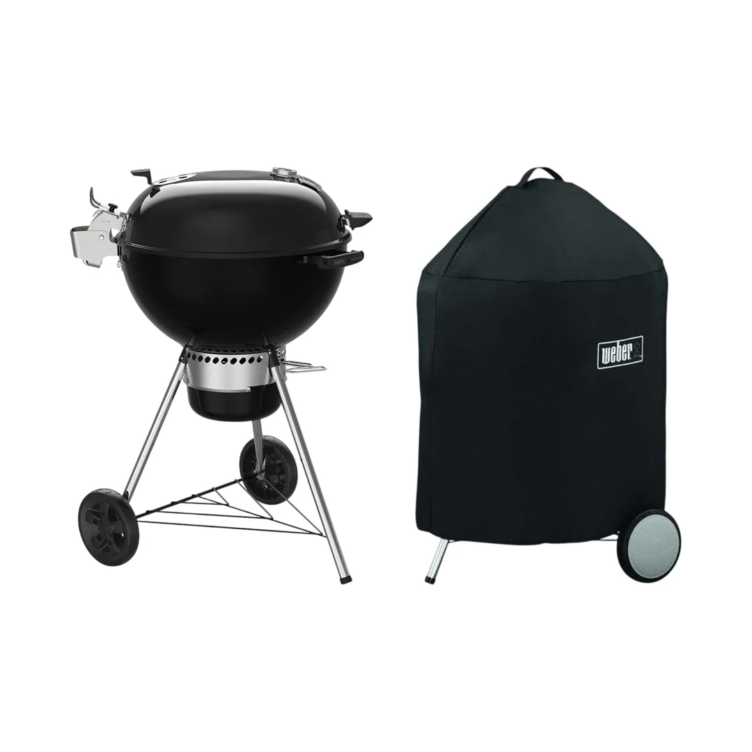 Weber Master Touch Premium E5770 Barbecue a carbone 57 cm con sistema One Touch e custodia Weber