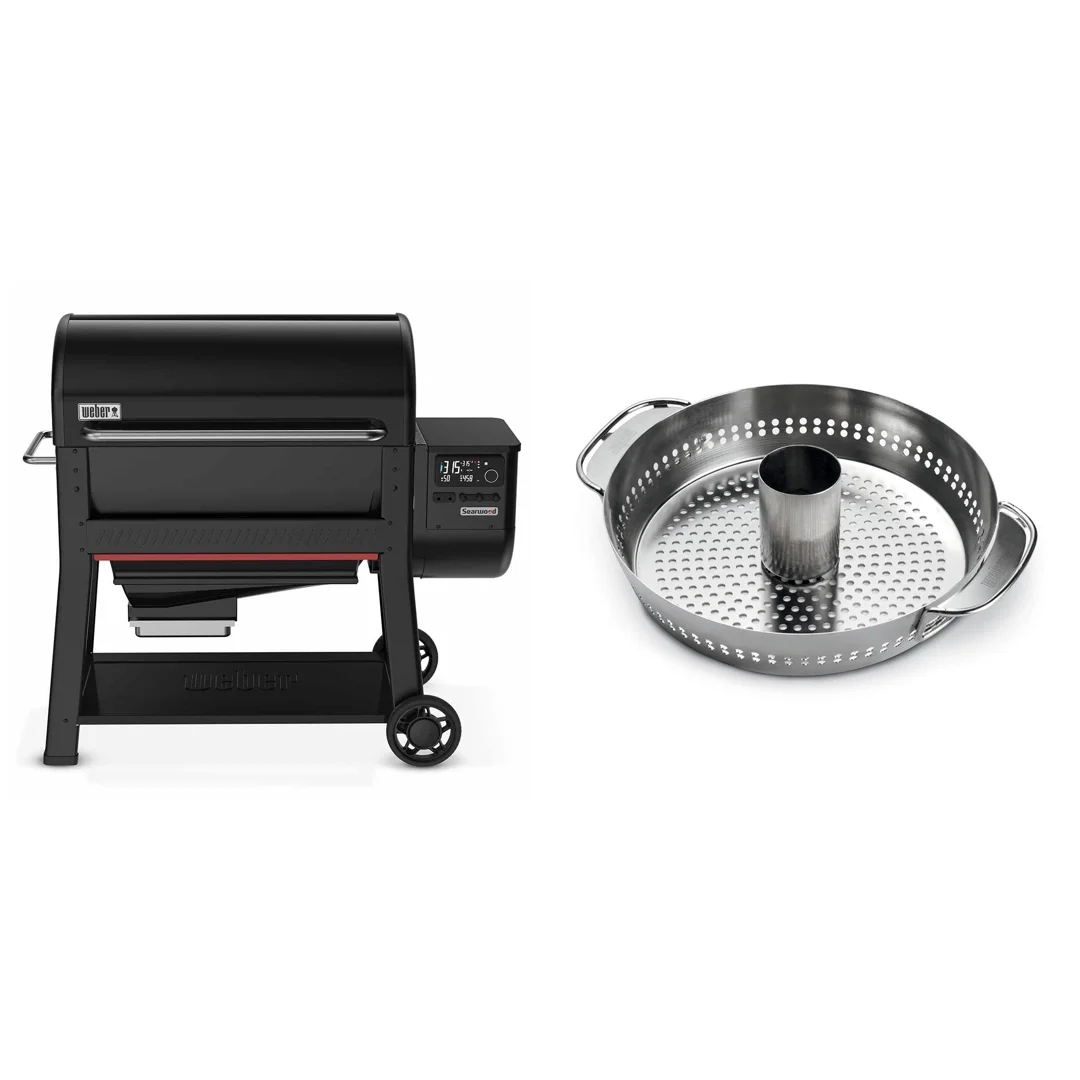 Weber Searwood XL barbecue a pellet con tecnologia DirectFlame e controllo digitale