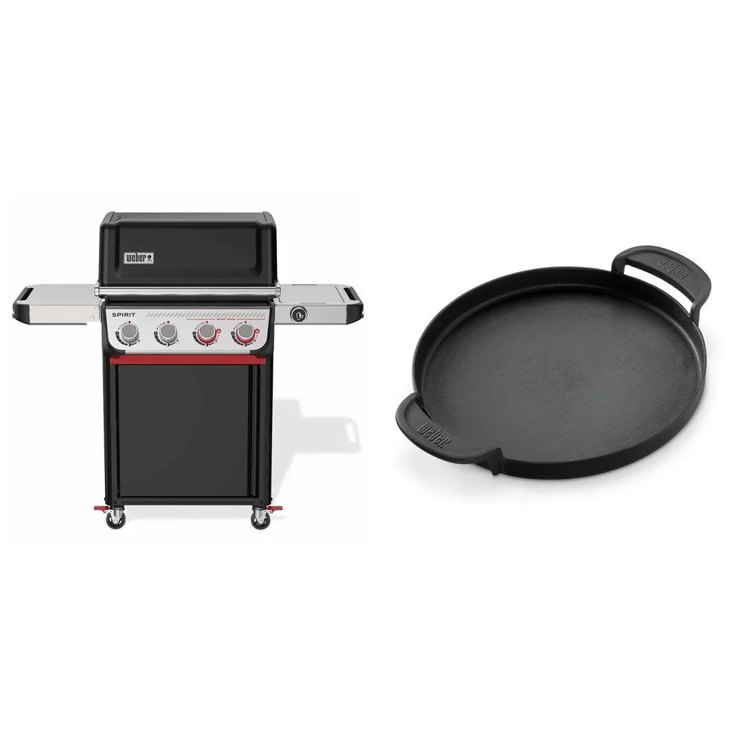 Weber Spirit EP-425 barbecue a gas 4 bruciatori con Sear Zone Boost e piastra in ghisa