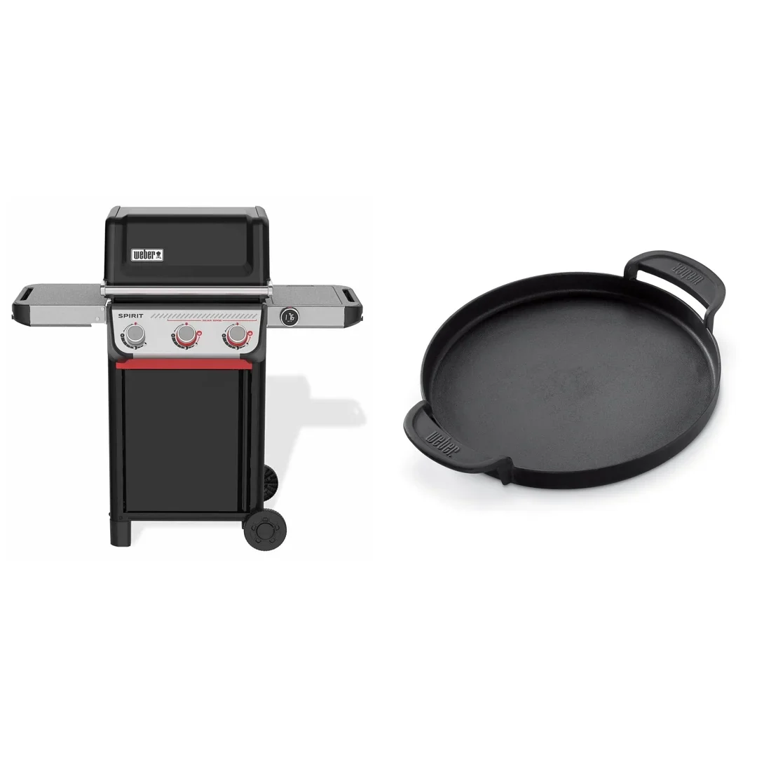 Weber Spirit EX-325 barbecue a gas intelligente con piastra in ghisa Gourmet Barbecue System