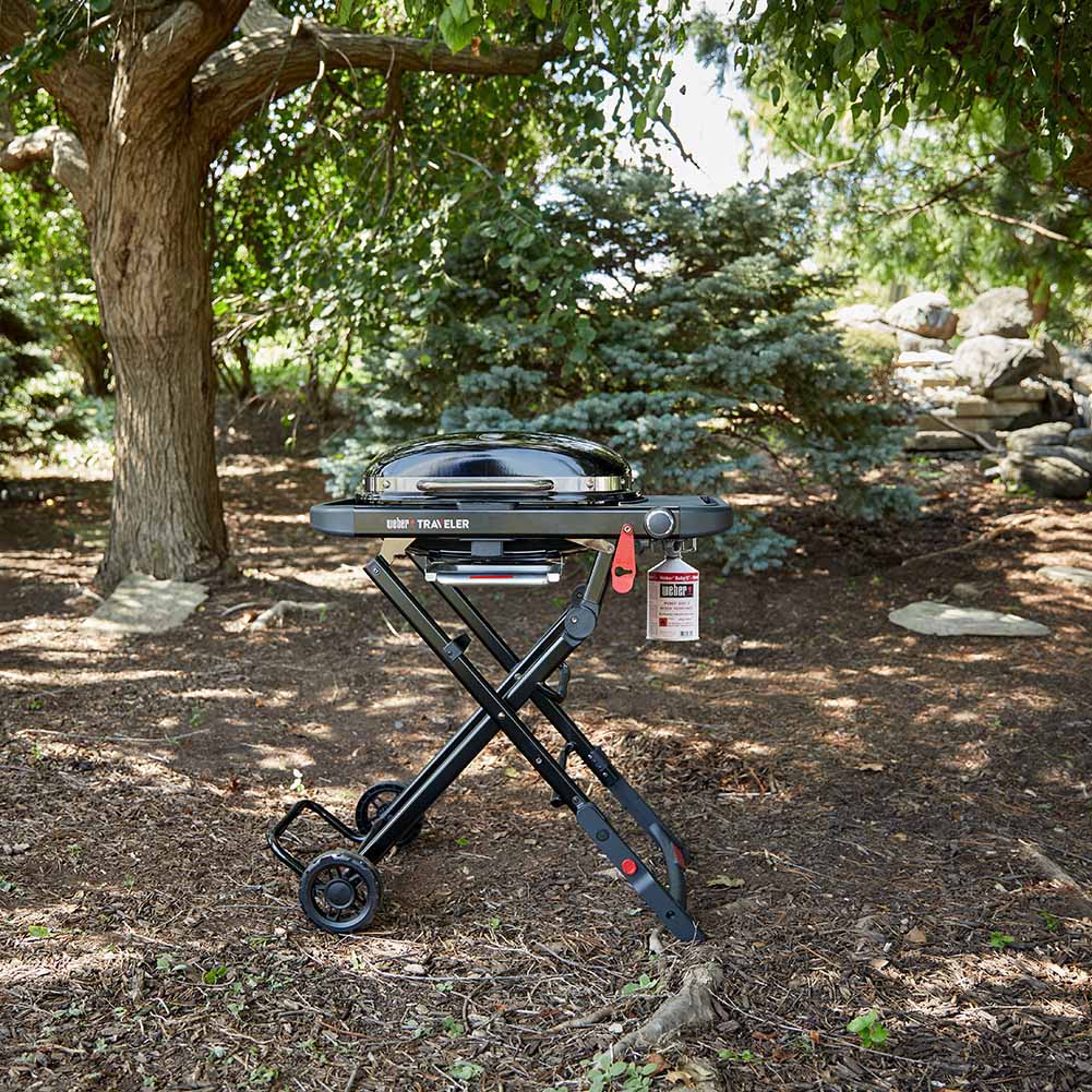 Weber Traveler Compact barbecue a gas portatile con paletta precision - Image 3