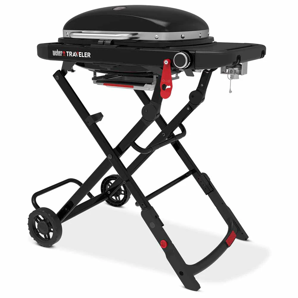 Weber Traveler Compact barbecue a gas portatile con paletta precision - Image 4