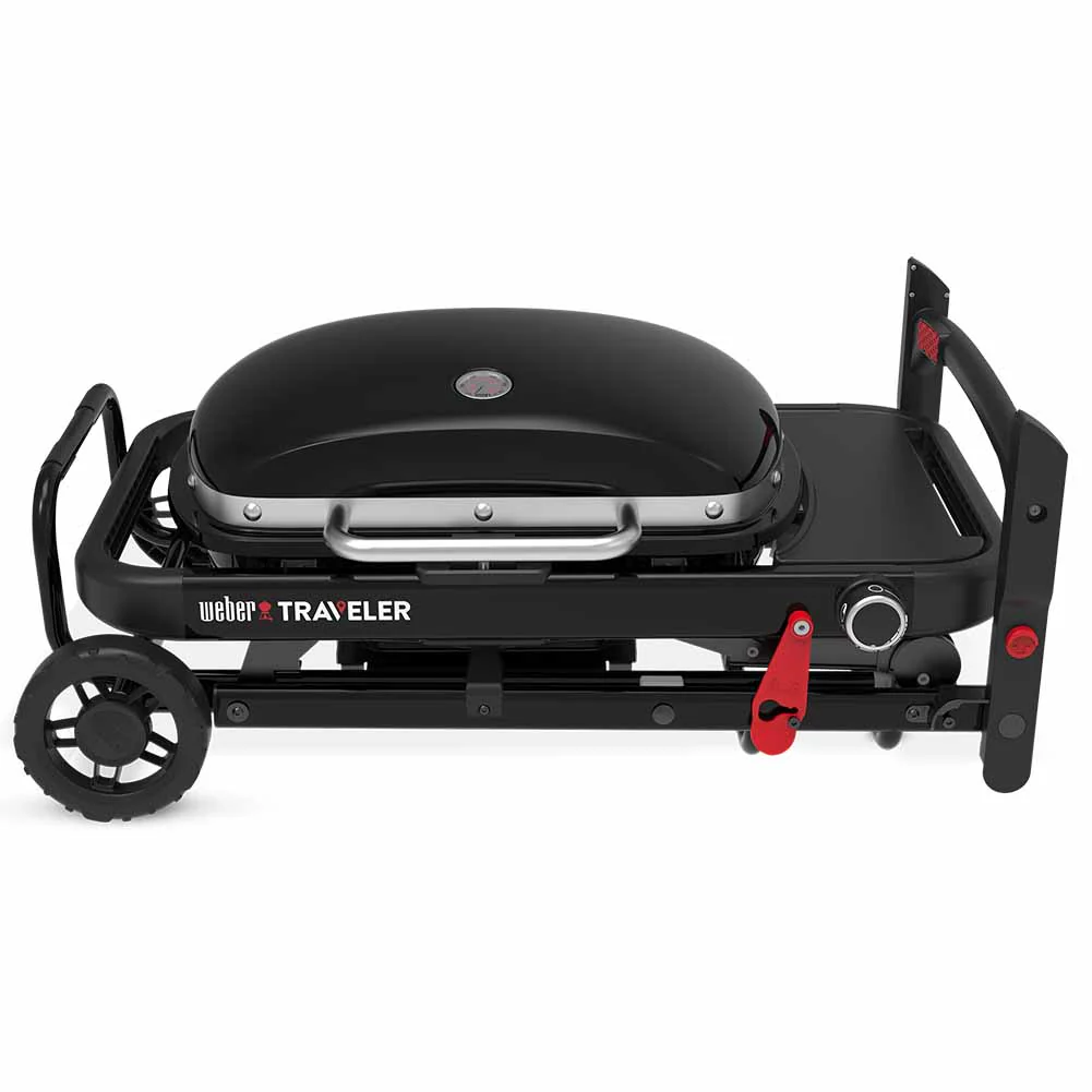 Weber Traveler Compact barbecue a gas portatile con paletta precision - Image 6