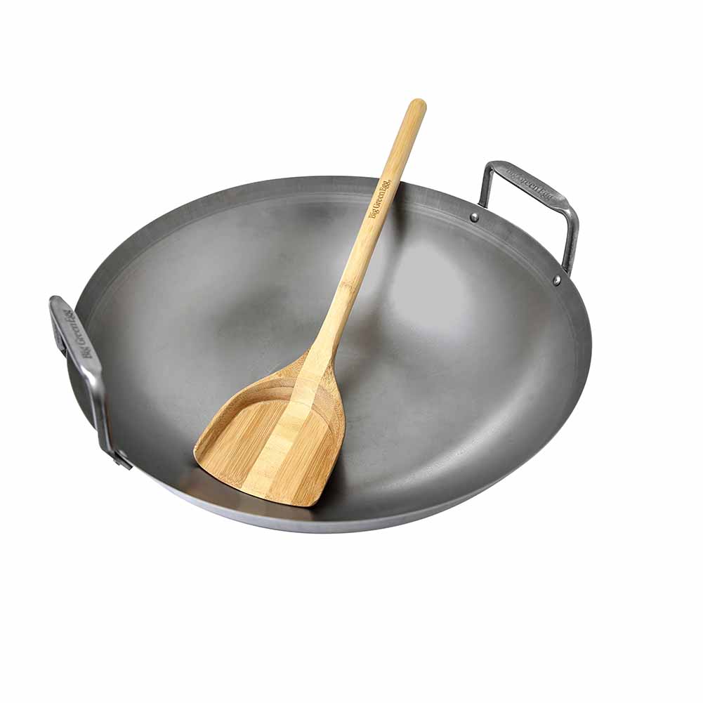 Wok in acciaio al carbonio Big Green Egg BGE120779
